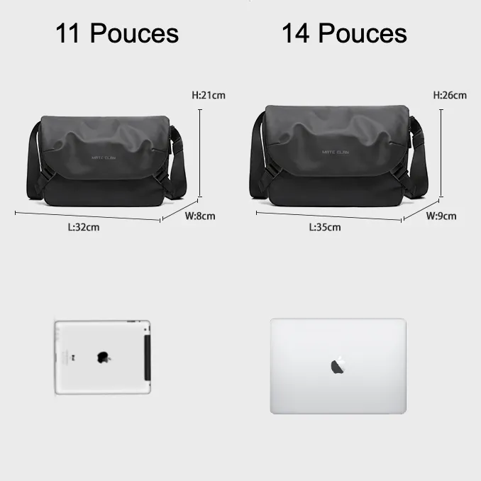 Mon Sacoche Mex Plus sac musette 14 pouces tissu Oxford