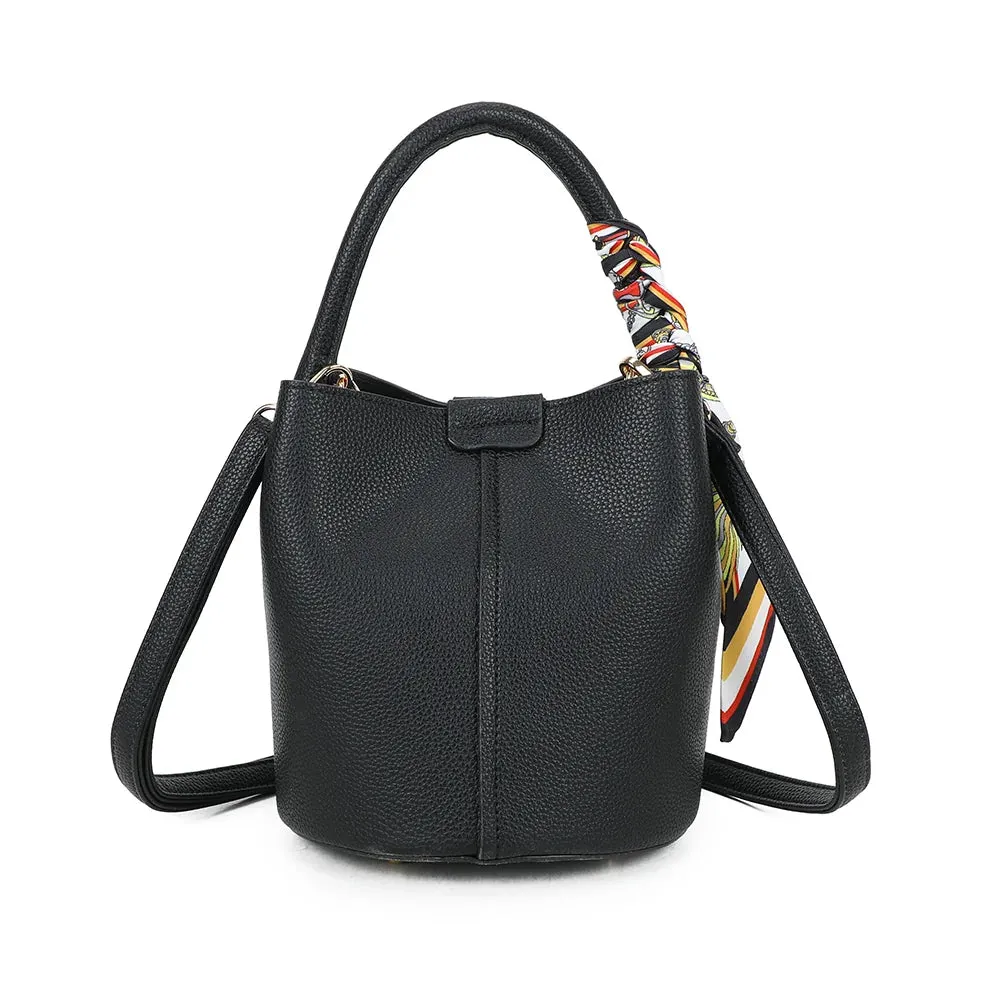 Gallantry Paris Ruban Chic sac seau foulard vegan