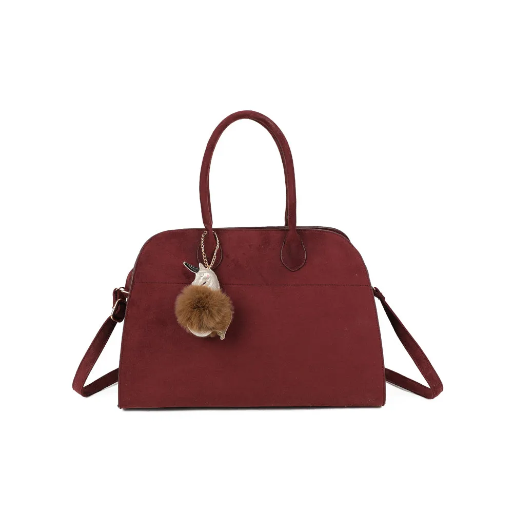Gallantry Vera Velours sac à main marron velours