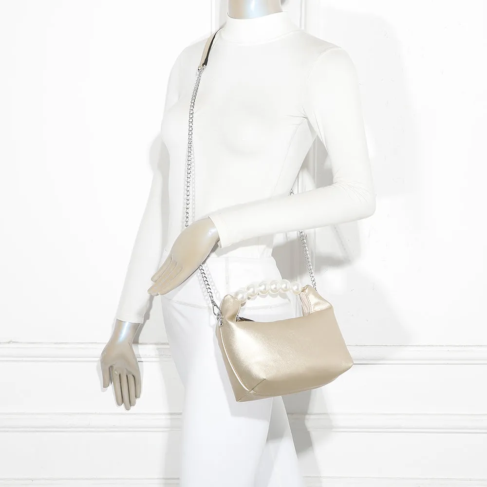 Gallantry Paris Lumière Perle sac bandoulière beige perles
