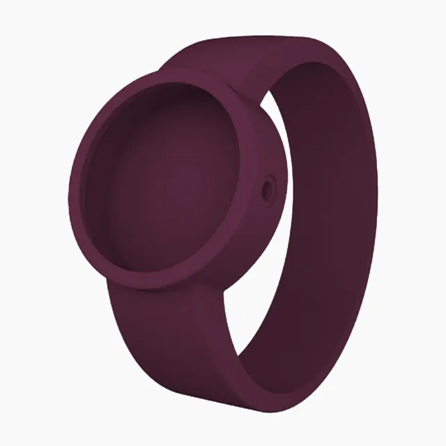 O bag O clock bracelet silicone violet L