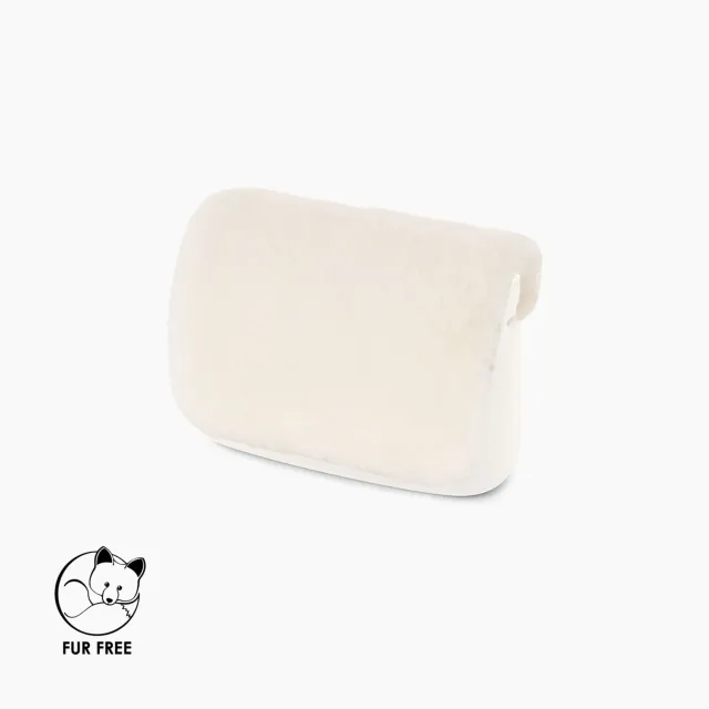 O bag O pocket Lapin Rex rabat blanc fourrure