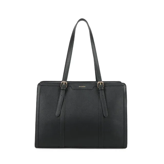 Gallantry Élise Grand Format cabas Noir saffiano