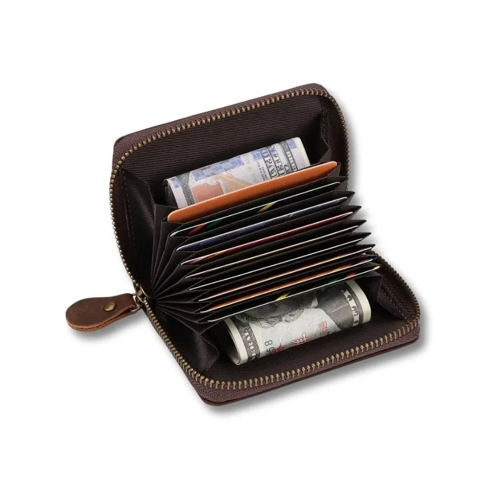 Maison Sacoches Daren porte-carte homme marron cuir