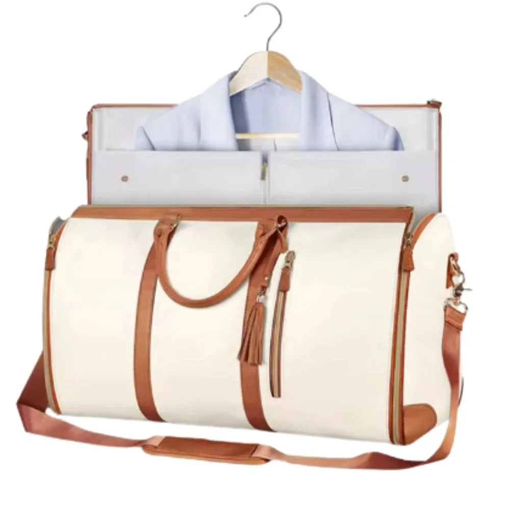 Mon Sacoche Sac de Voyage Pliable Grande Capacité beige
