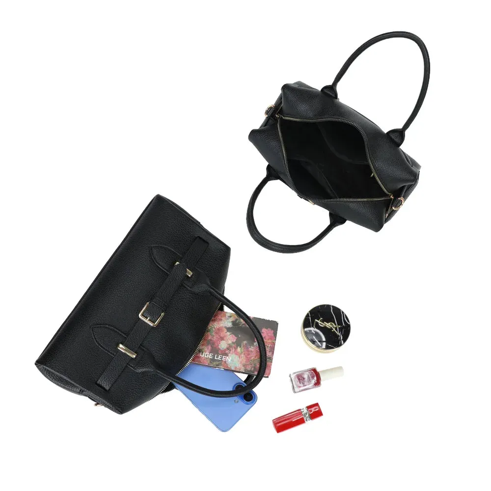 Gallantry Paris Le Castille sac main noir grainé