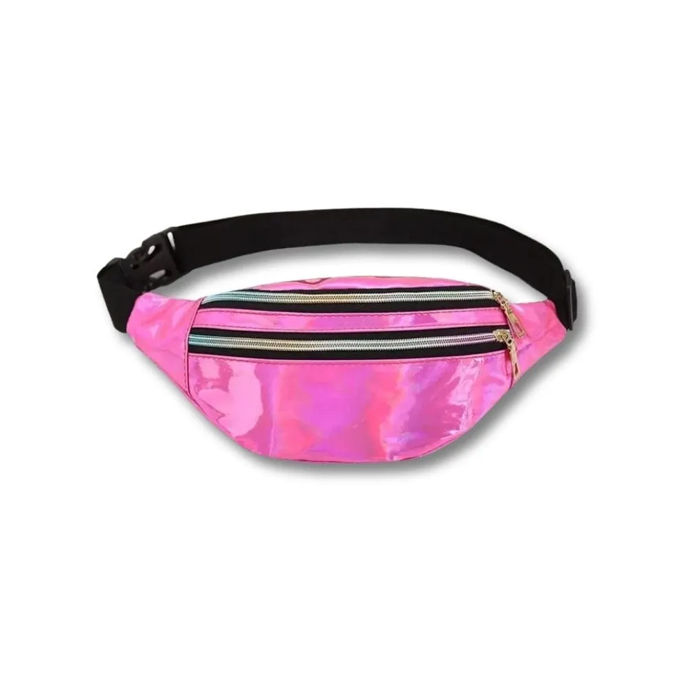 Maison Sacoches Gold Sac Banane femme doré paillettes