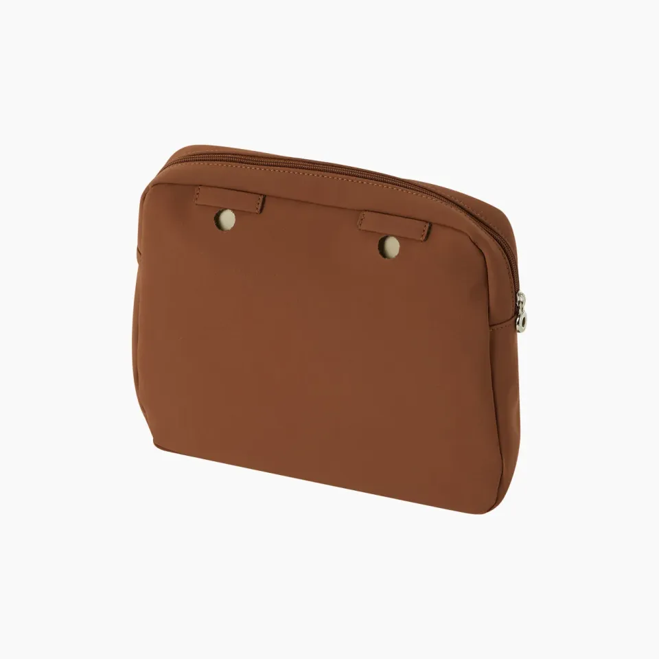 O bag Reverse sac intérieur zip nubuck biscuit