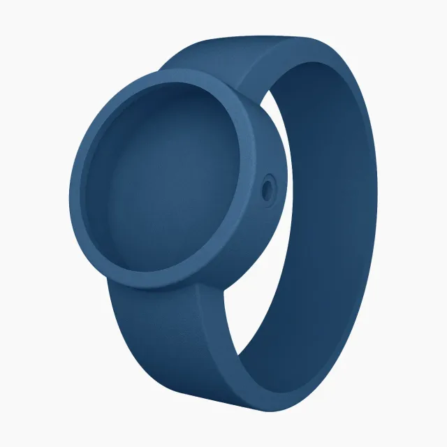 O Bag O Clock bracelet montre silicone bleu capri XS