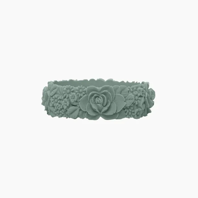 O bag Flower Big bracelet silicone atlantic taille M