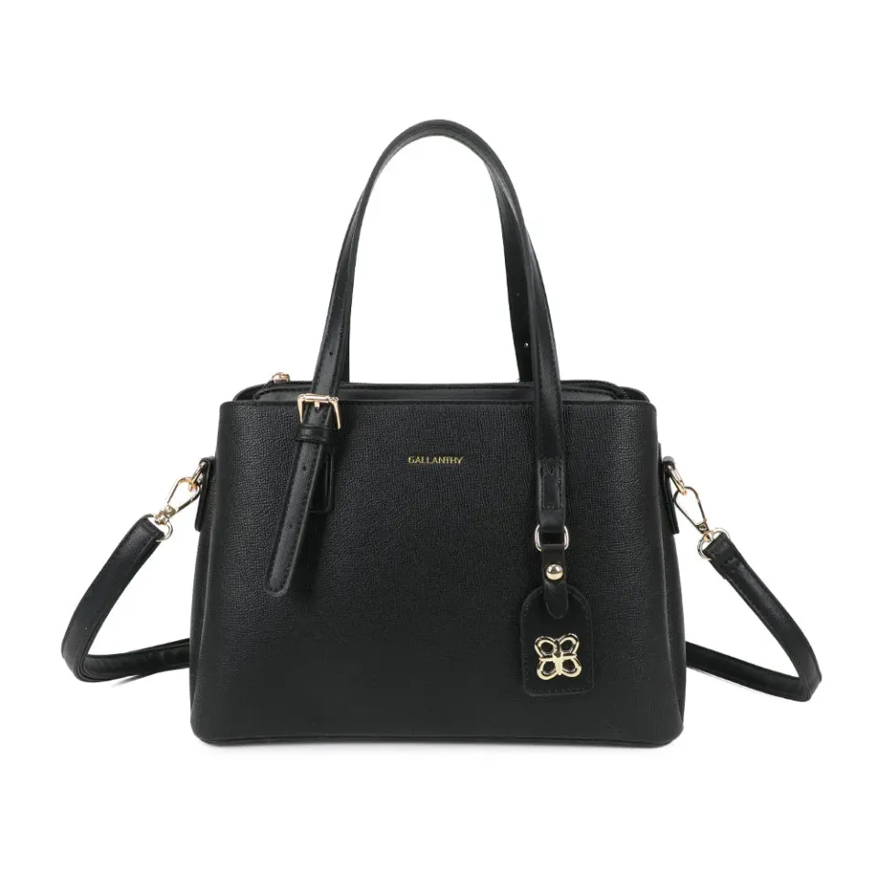 Gallantry Jardin Secret sac à main noir charm floral