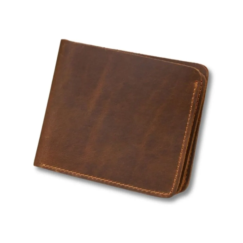 Maison Sacoches Selyn porte-cartes cuir café vintage