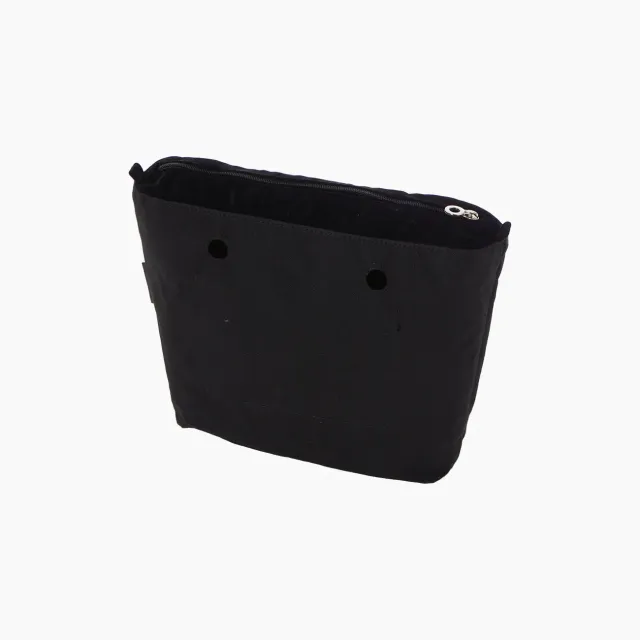 O bag Mini sac intérieur zip chenille noire