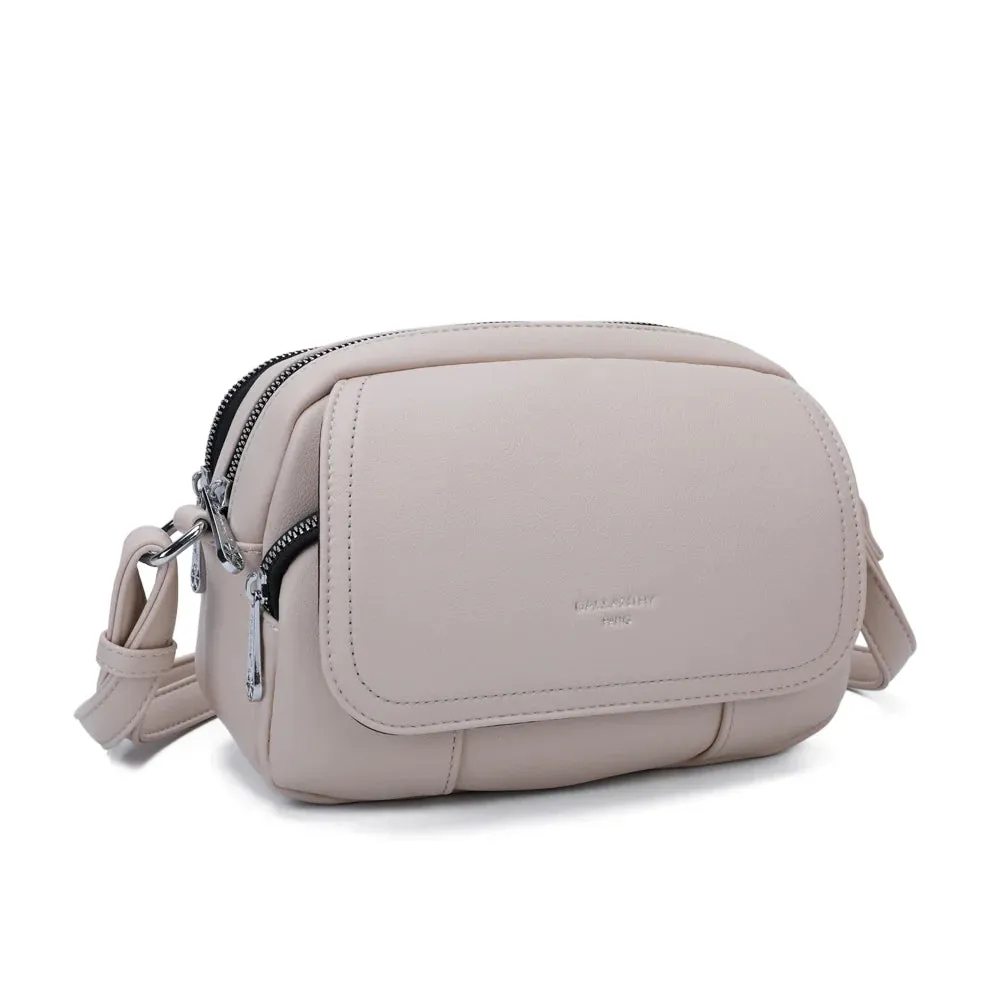 Gallantry Paris Le Charme Compact Sac bandoulière Camel