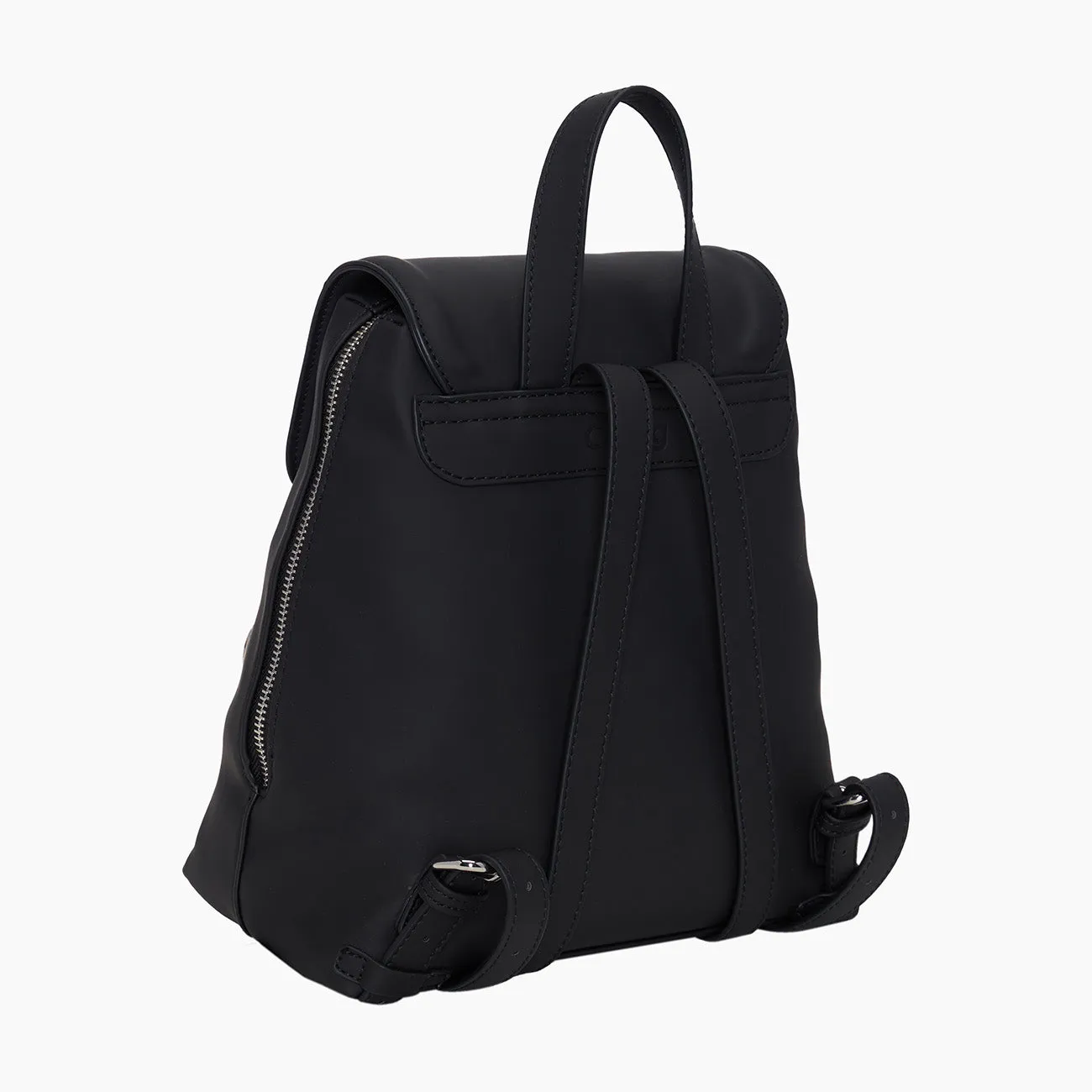 O bag Chilly sac à dos complet toile gommée noir