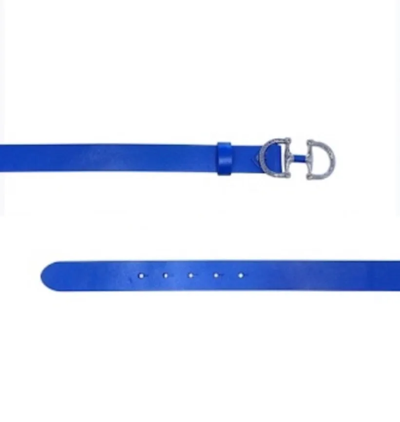 Hexagone Cuir Mors ceinture cuir Noir 90 cm