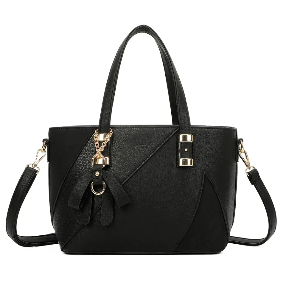 Gallantry Paris L'Ingénieuse Mini cabas noir croco