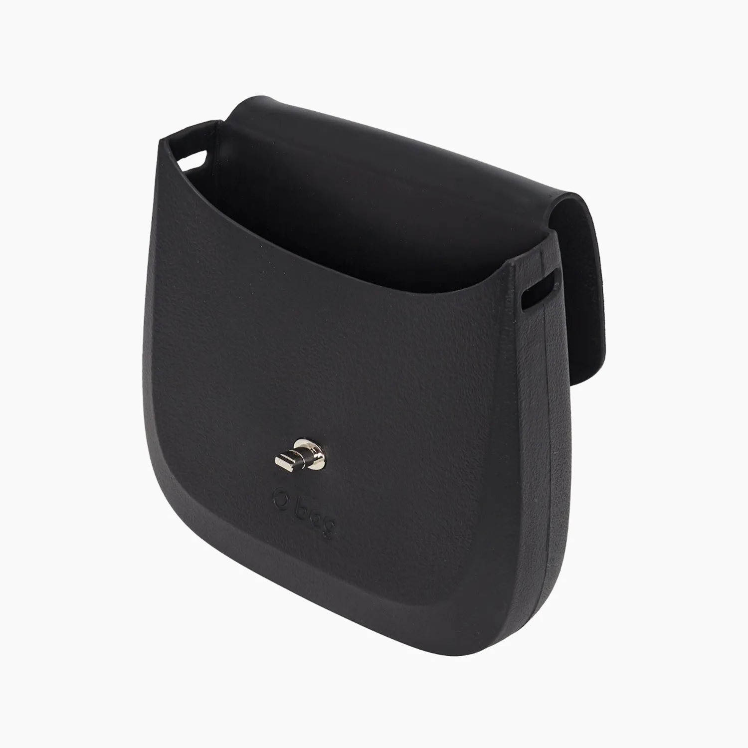 O bag Chase coque sac noire fermeture argentée