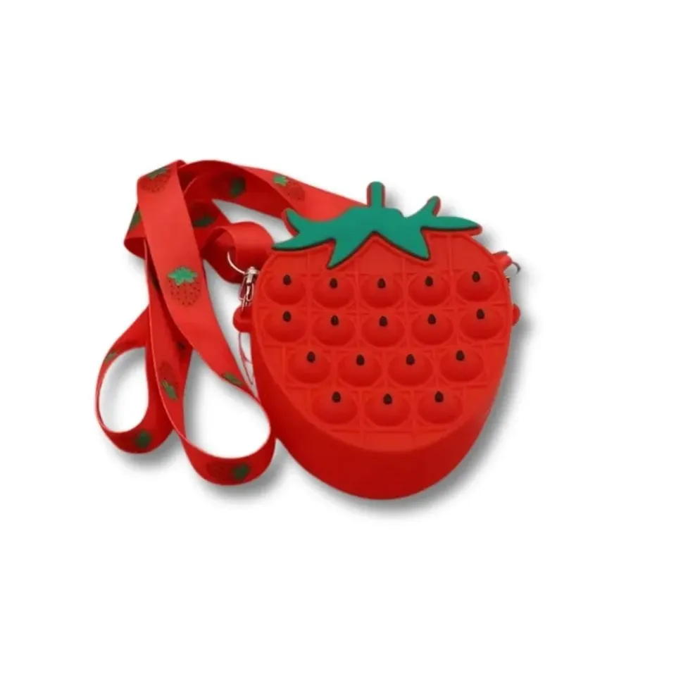 Maison Sacoches Nouna petit sac pop it dragon silicone