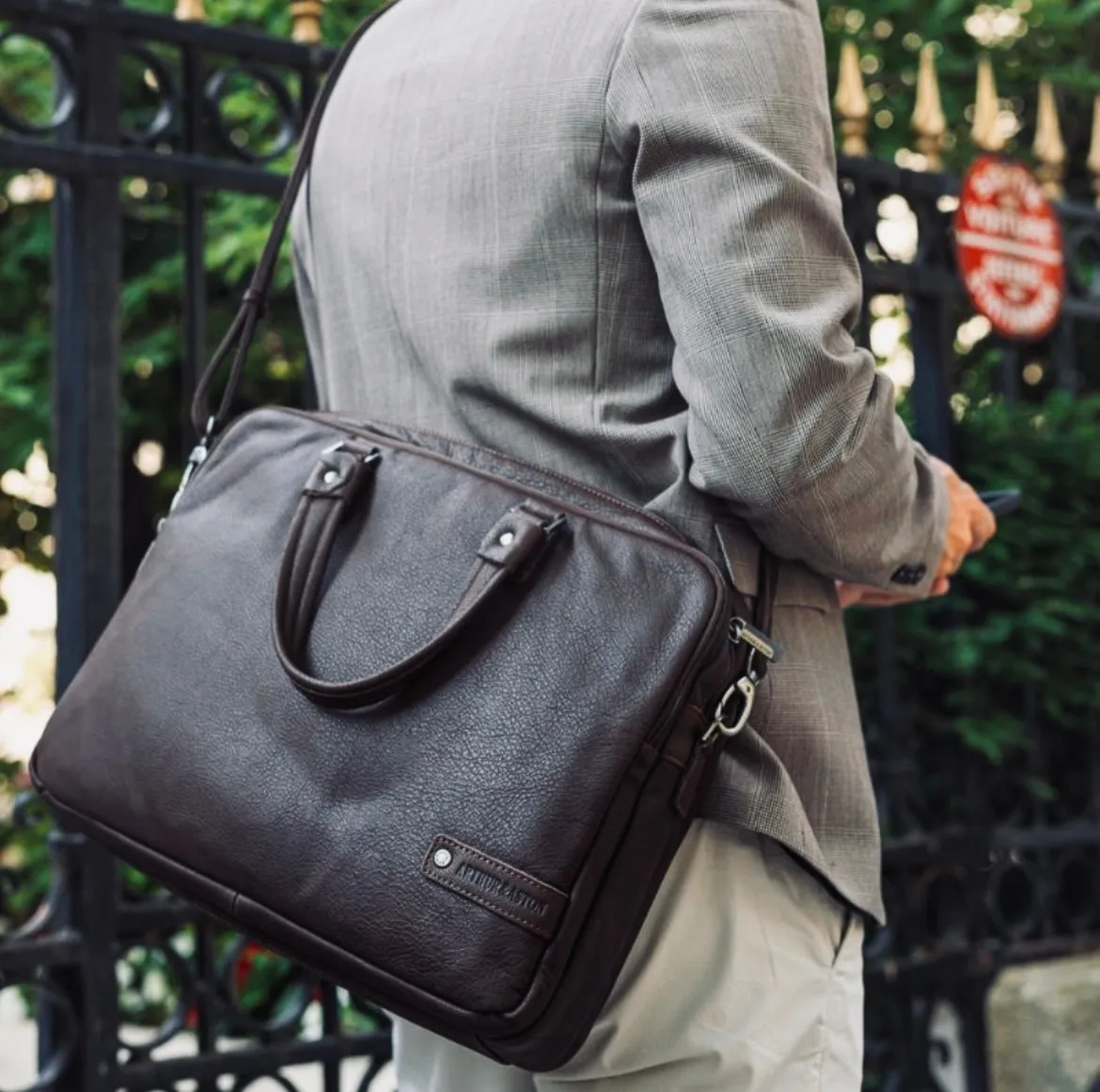 Hexagone Cuir Arthur sacoche cuir homme