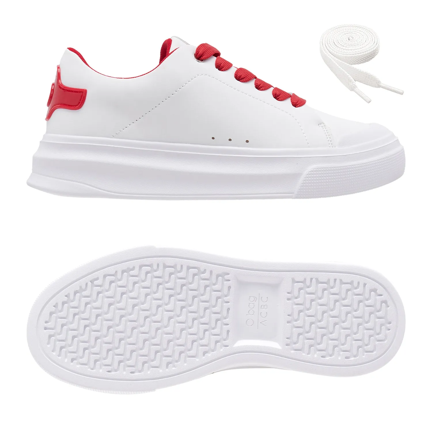 O bag sneakers femme blanche tomato recyclée 38