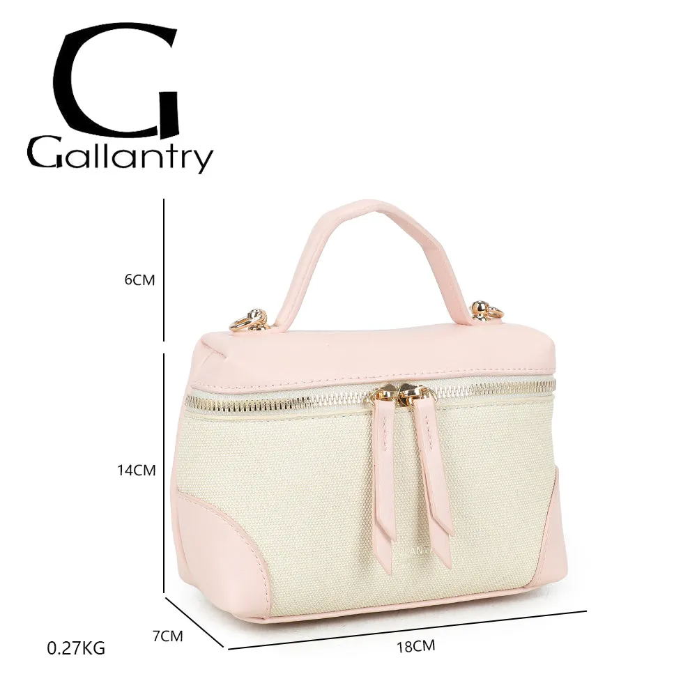 Gallantry Paris Moka sac à main beige/rose vegan