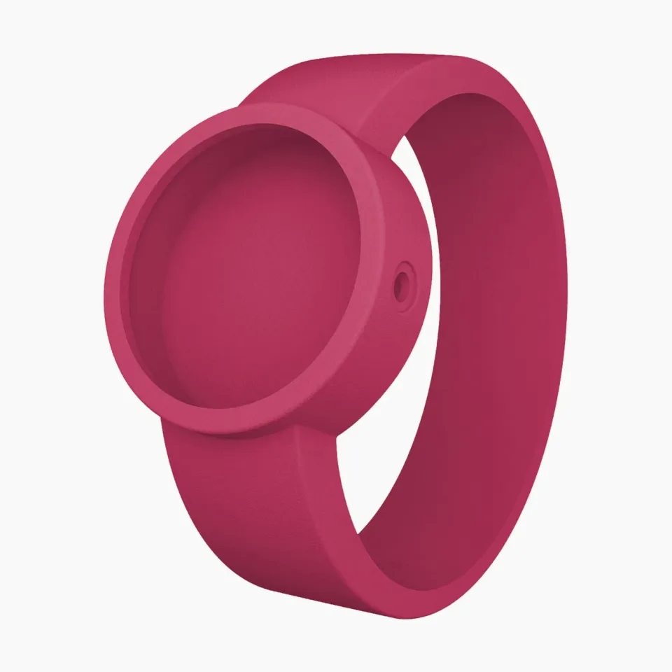 O bag O Clock bracelet silicone magenta L