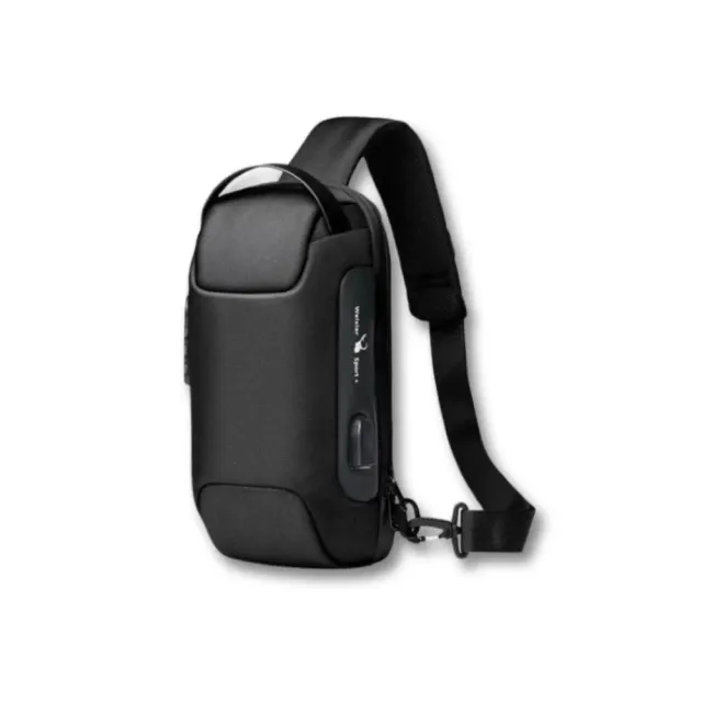 Maison Sacoches Leon sacoche USB noir antivol