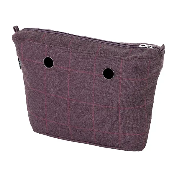 O bag Urban Midi sac intérieur zip cadre burgundy