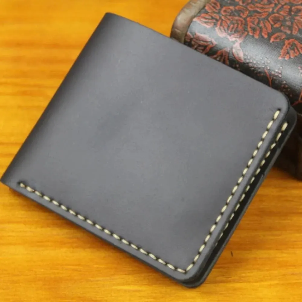 Mon Sacoche Portefeuille Cuir Café Vertical Homme