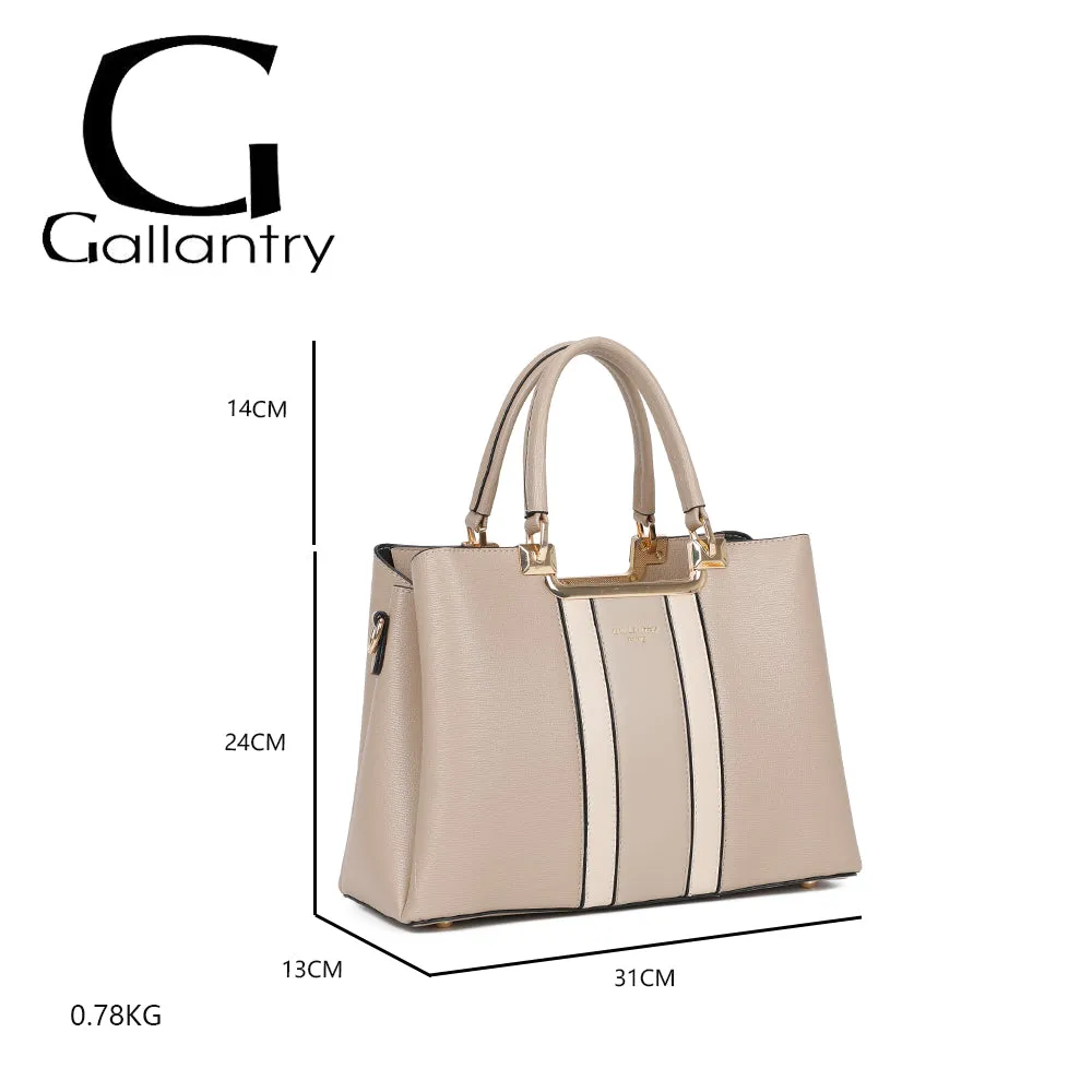Gallantry Paris Symphonie Graphique sac à main taupe beige