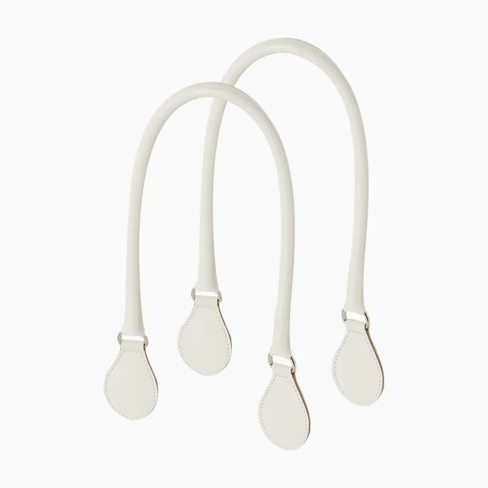 O bag anse longue tubulaire latte