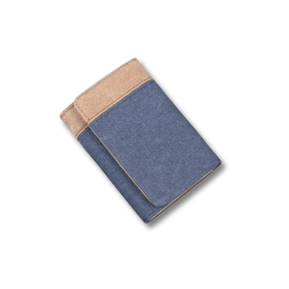 Maison Sacoches Eryx portefeuille nylon kaki léger