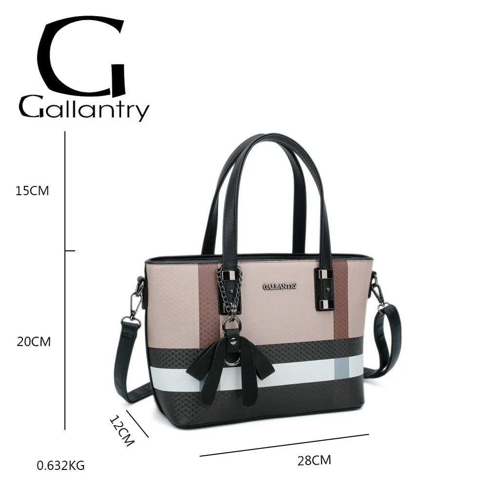 Gallantry Paris Contrast Pop sac à main taupe marron bicolore
