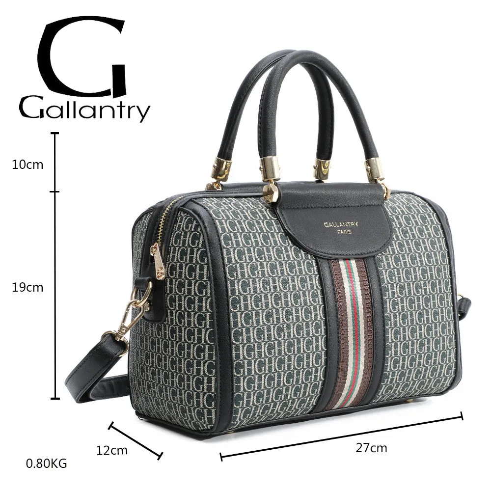 Gallantry Paris Arvello sac bowling noir monogramme