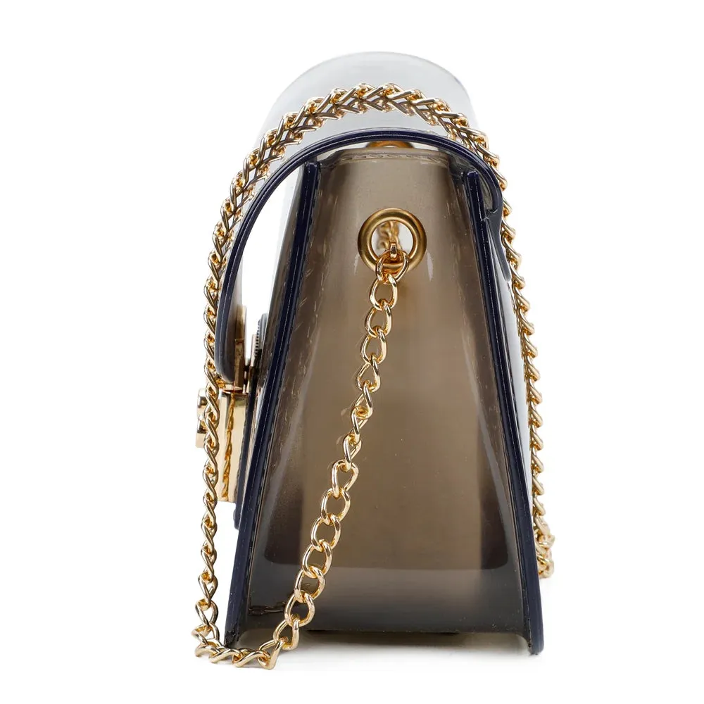 Gallantry Paris Luminance mini sac bandoulière transparent noir