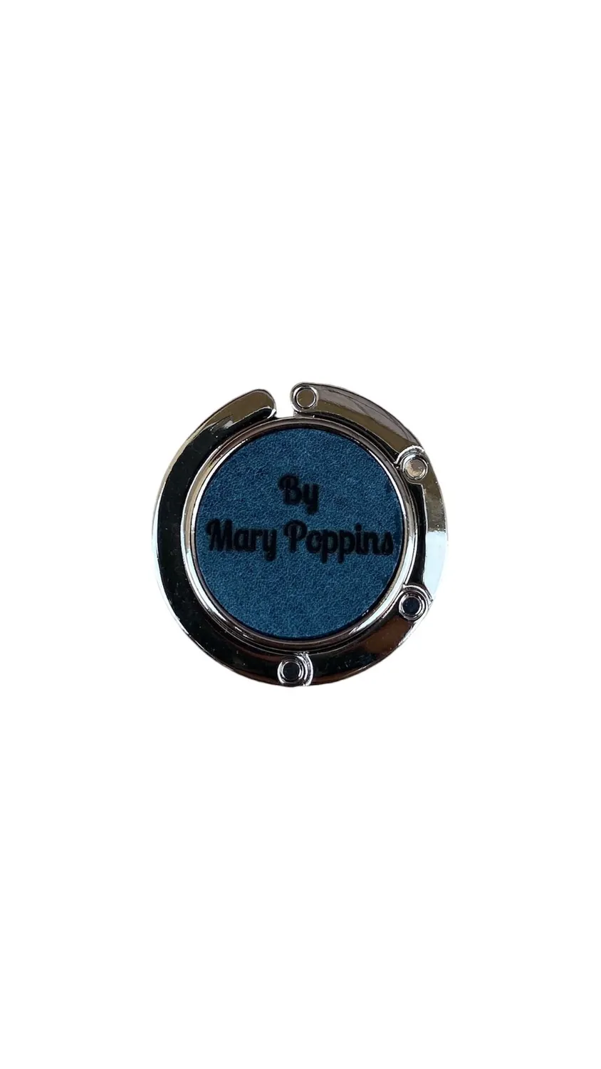 Hexagone Cuir By Mary Poppins accroche-sac cuir Cognac aimanté