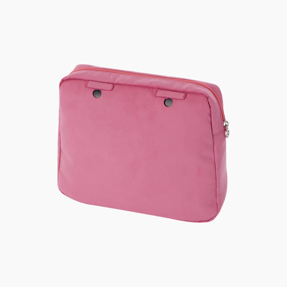 O bag Reverse sac intérieur zip suède sangria