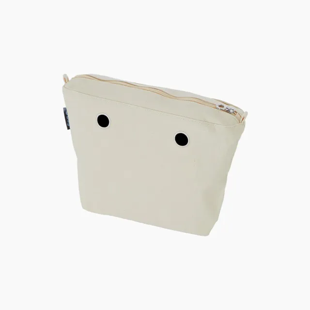 O bag mini sac intérieur canvas naturel zip
