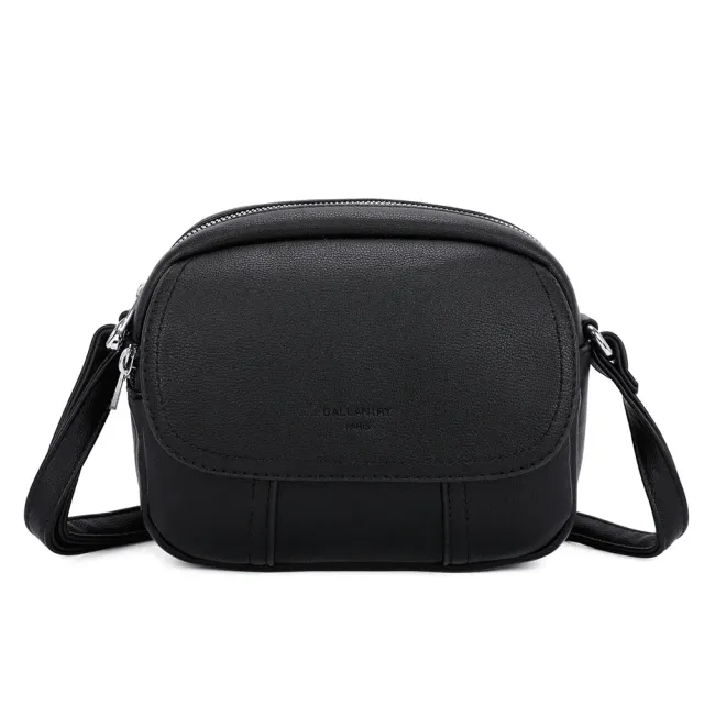 Gallantry Paris Mélina sac bandoulière compact Noir zippé
