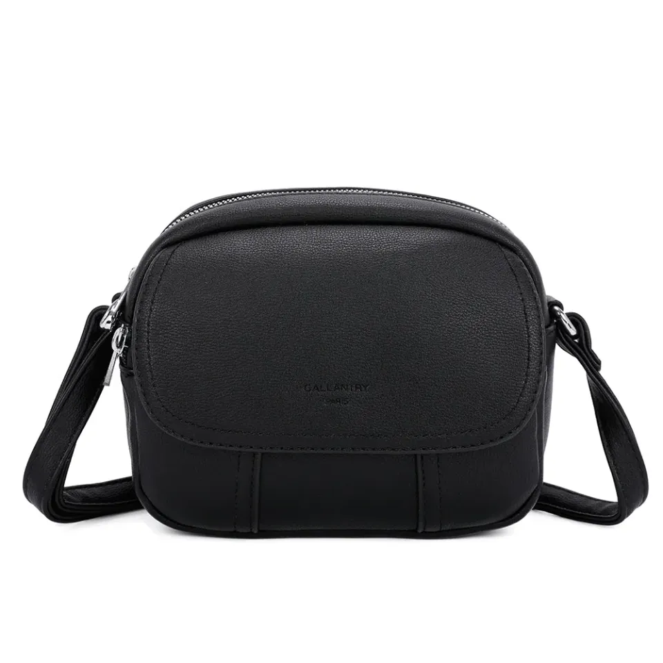Gallantry Paris Mélina sac bandoulière compact Noir zippé