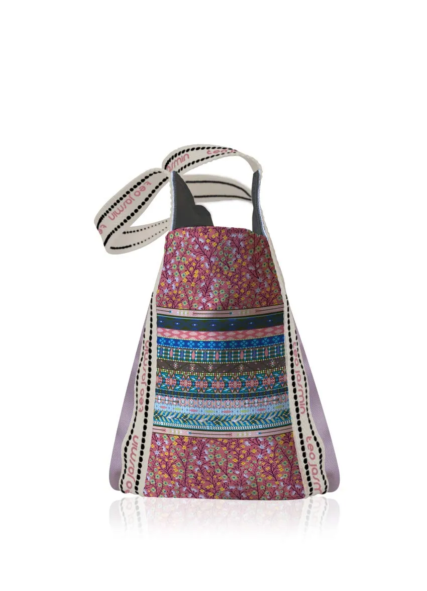 Téo Jasmin Jasmine Hmong Champagne petit cabas zippé