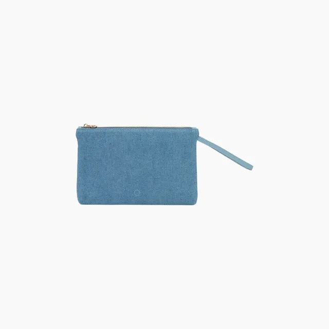O bag Ponza Canvas Drill pochette bleu clair