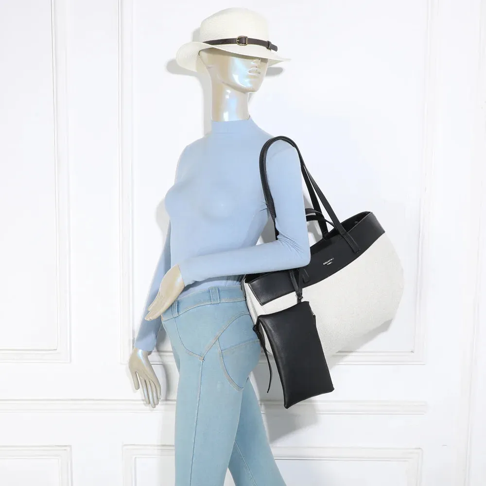 Gallantry Palazzo cabas beige coffee pochette