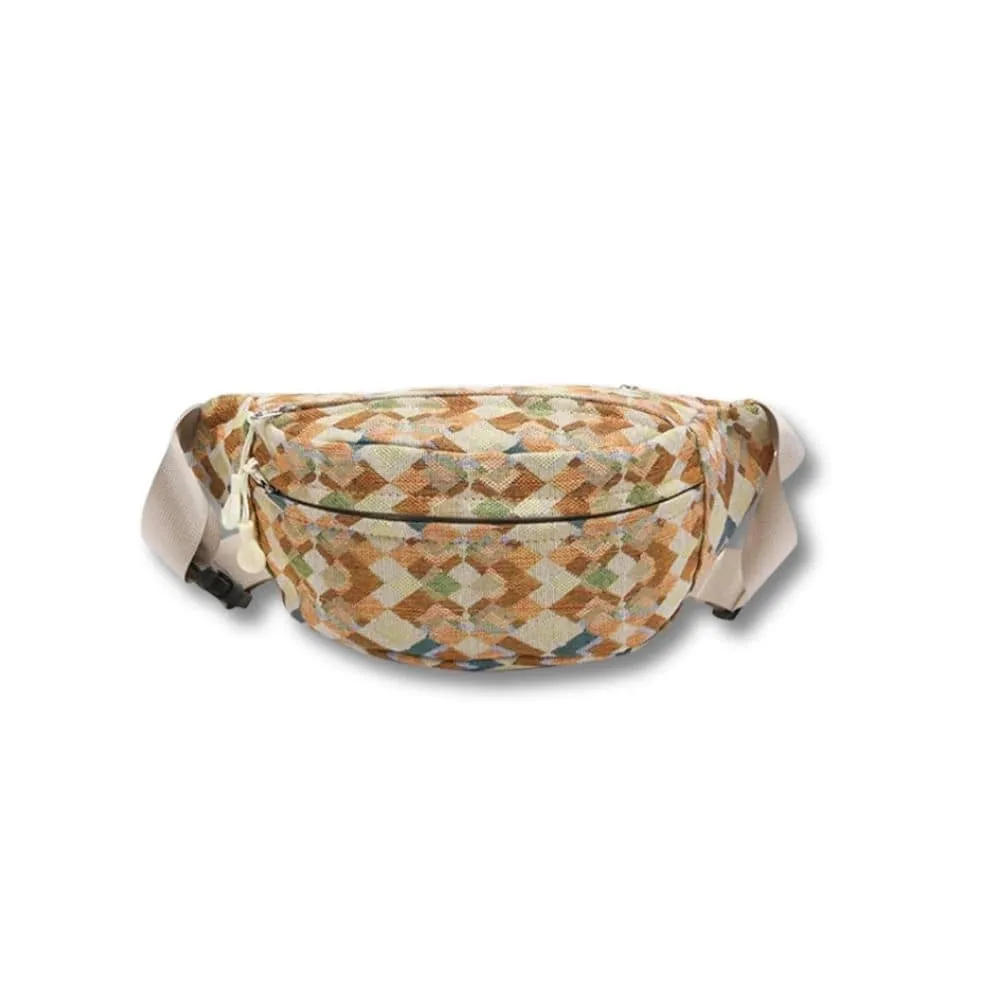 Maison Sacoches Savanna Sac Banane Femme Léopard