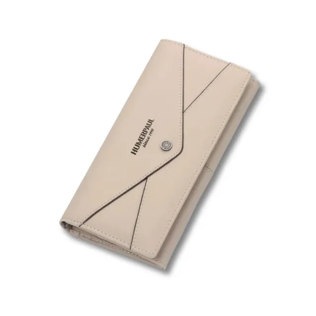 Maison Sacoches Selyne portefeuille femme cuir beige téléphone