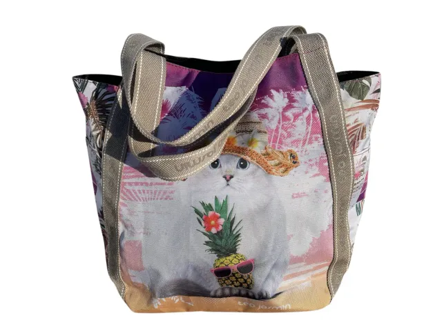 Téo Jasmin Jasmine Miaimi grand cabas multicolore imperméable