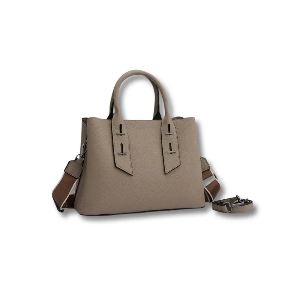 Maison Sacoches Alma sac à main cuir camel