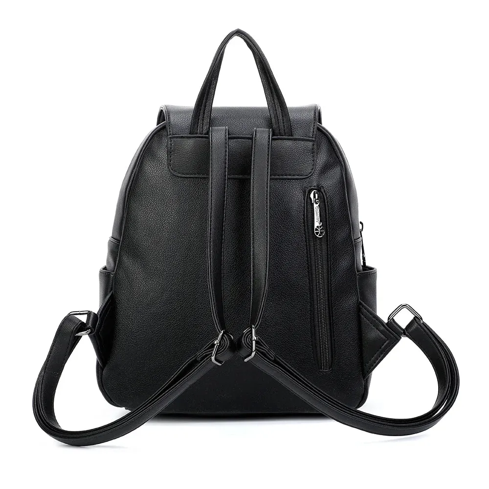 Gallantry Paris Compact sac à dos simili noir