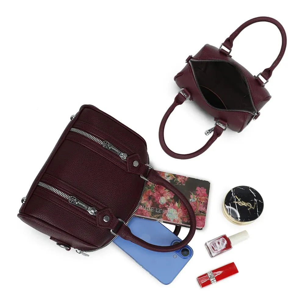 Gallantry Paris Le Orsini petit sac bordeaux grainé